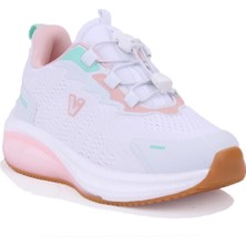 Vicco Knit 346F25Y153 Beyaz Ortopedik Günlük Kız Çocuk Spor Ayakkabı