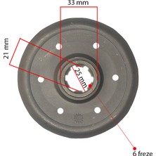 Kaan Çapa 25 mm Frezeli Balata Tası