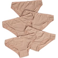 Kadın Külot 5 Li Paket Likralı Ten