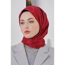 Loryan Floş Jakar Stone Bordo Şal