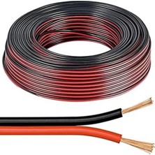 2X0.75MM Yassı Elektrik ve Ses Sistemi Hoparlör Kablosu