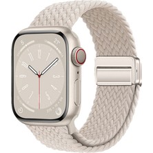 Five-E Apple Watch 40 mm Örgü Yumuşak Hasır Tasarımlı Comfy Strap Kordon