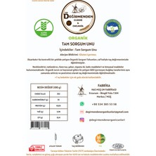 Taş Değirmenden Gurme & Organik Organik Tam Sorgum Unu (Gluten İçermez) - 1 Kilo