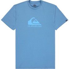 Quiksilver Ev Comp Logo Erkek Mavi Tişört