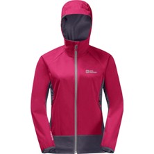Jack Wolfskin Eagle Peak II Hoody Kadın Mor Outdoor Ceketi