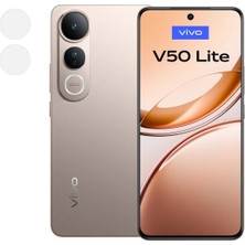 Vivo V50 Lite Esnek Nano Kamera Lens Koruyucu (2 Adet)