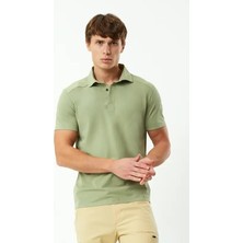 Exuma Erkek Zeytin Yeşili Polo Yaka Tişört 1412034