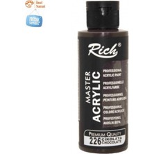 Rich Çikolata Boya Akrilik 120CC Master N:226 Yoğun Pigment ve Üstüm Kapatıcılık