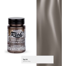 Metalik Taş Gri Multi Surface Titanium Akrilik Boya 90CC