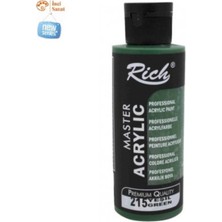Rich Yeşil Boya Akrilik 120CC Master N:215 Yoğun Pigment ve Üstüm Kapatıcılık