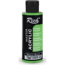 Floresan Yeşil Boya Akrilik 120CC Master N:794 Yoğun Pigment ve Üstüm Kapatıcılık