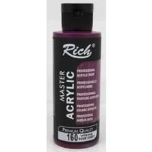 Rich Vişne Boya Akrilik 120CC Master N:160 Yoğun Pigment ve Üstüm Kapatıcılık