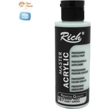 Rich Bebek Yeşili Boya Akrilik 120CC Master N:187 Yoğun Pigment ve Üstüm Kapatıcılık