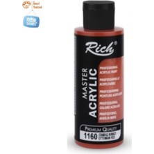 Osmanlı Kırmızı Boya Akrilik 120CC Master N:1160 Yoğun Pigment ve Üstüm Kapatıcılık