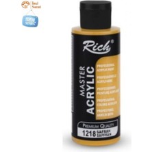 Rich Safran Boya Akrilik 120CC Master N:1218 Yoğun Pigment ve Üstüm Kapatıcılık