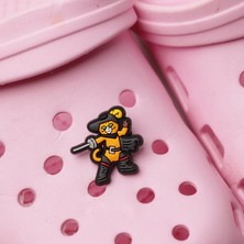 Shrek Çizmeli Kedi Jibbz Terlik Süsü