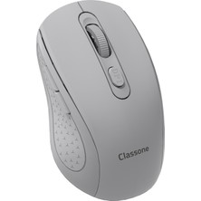 Classone WM504 2.4 Ghz Şarj Edilebilir Kablosuz Mouse -Gri