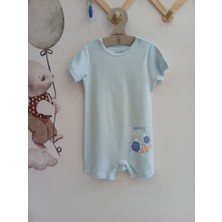 Motherlove Çıtçıtlı Organik Şort Tulum