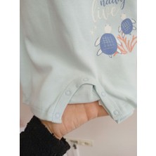 Motherlove Çıtçıtlı Organik Şort Tulum