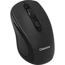 Classone WM500 2.4 Ghz Şarj Edilebilir Kablosuz Mouse -Siyah