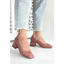 Erbilden Cande Pudra Cilt Topuklu Ayakkabı