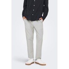 Only&sons Onslınus Crop 0007 Cot Lı Gri Erkek Pantolon
