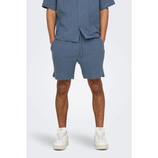 Only&sons Onstel-Pas 0158 Shorts Mavi Erkek Şort