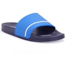 Fly Soft S263050 Mavi Beyaz Günlük Ortopedik Erkek Spor Terlik