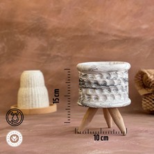 Serengeti Home Dekoratif Beton Saksı, Kaktüs ve Sukulent Saksısı Özel Tasarım Dekor