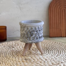 Serengeti Home Dekoratif Beton Saksı, Kaktüs ve Sukulent Saksısı Özel Tasarım Dekor