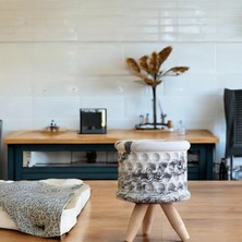 Serengeti Home Dekoratif Beton Saksı, Kaktüs ve Sukulent Saksısı Özel Tasarım Dekor