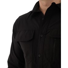 Bast10 Outdoor Havalandırmalı Şık Rahat ve Kullanışlı Kadın Erkek Unisex Taktik Gömlek