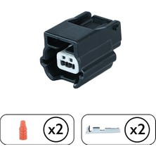 Yazaki Şarj Ve Yan Sinyal Soketi 2 Pin Kablosuz