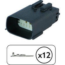 Molex Far Soketi Dişi 12 Pin Kablosuz