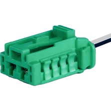 Molex Yan Sinyal Plaka Soketi Yeşil 2 Pin Kablolu