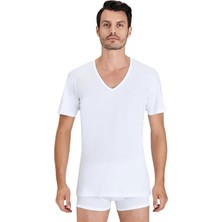 Kom Enrico (2 Li) V Yaka T-Shirt