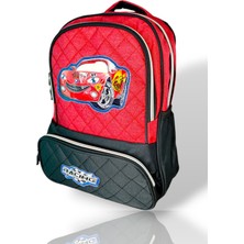 Araba Erkek Çocuk Ilkokul Okul Sırt Çantası + Beslenme Çantası