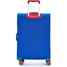 Benetton Kabin Boy Kumaş Valiz Saks Mavi Bnt2800