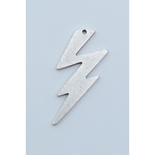 Şimşek - The Flash Gümüş Kaplama Kolye Ucu