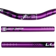 Lunje All Ride Açılı 9mm Gidon Mor 31.8mm