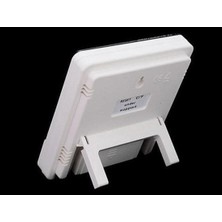 Teknoliman ® Bebek Odası Masaüstü Dijital Termometre Nem Ölçer Higrometre Saat