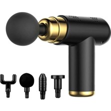 Teknoliman 4 Başlıklı USB Şarj Olabilen Masaj Tabancası