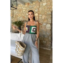 Jasmin Süzüneli Keten Tulum 1280-08