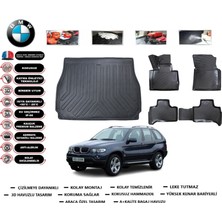 Bmw X5 1999-2006 3D Bagaj Havuzu+3d Araca Özel Paspas Takımı