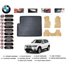 Bmw X3 2011 Model Bagaj Havuzu+Araca Özel Bej Paspas Takımı Flex
