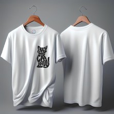 Crazy Cat Lady Unısex Tasarım Baskılı %100 Pamuk T-Shırt