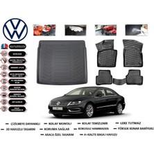 Volkswagen Passat cc 2009 Model Bagaj Havuzu Araca Özel Paspas Takımı Prrox