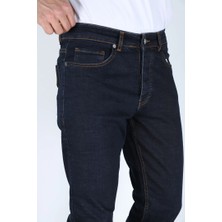 Regular Kalıp Kobalt Mavisi Erkek Kot Pantolon