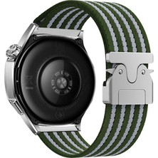 AktarMobile Amazfit Gtr / Gtr 2 / Gtr 2e 47 mm Uyumlu Naylon Dokuma Kumaş Kordon Premium Kayış Kilitli Toka