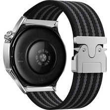 AktarMobile Huawei Watch Ultimate / Buds Uyumlu Naylon Dokuma Kumaş Kordon Premium Kayış Kilitli Toka